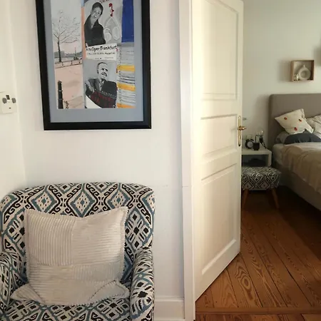Apartmán Schoener Altbau In Sachsenhausen 20 Min Zur Messe Frankfurt nad Mohanem